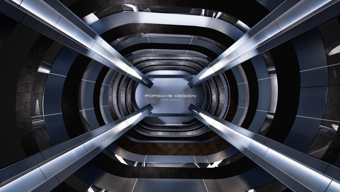 ポルシェデザインの幾何学模様