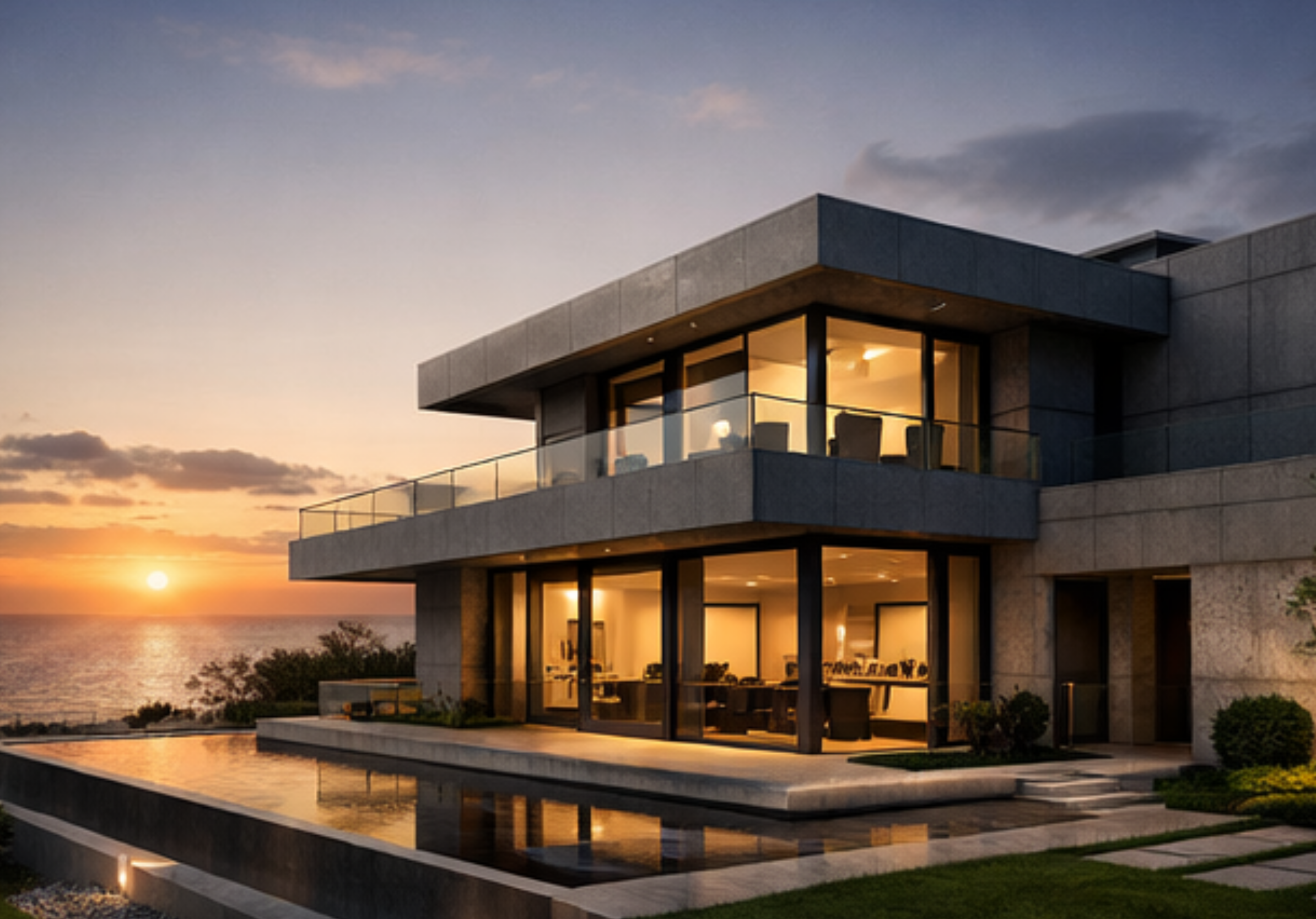 海を一望できる別荘